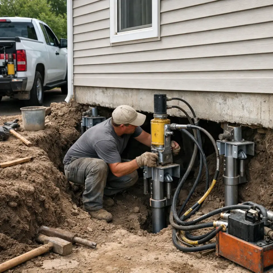 foundation repair in Lewiston, CA