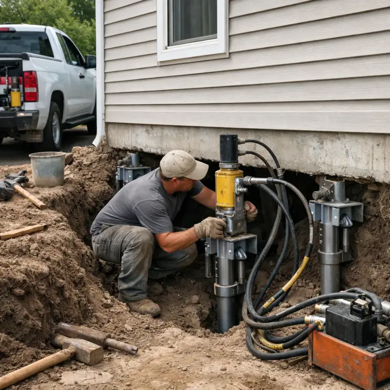 Helical Pier Installation Redding