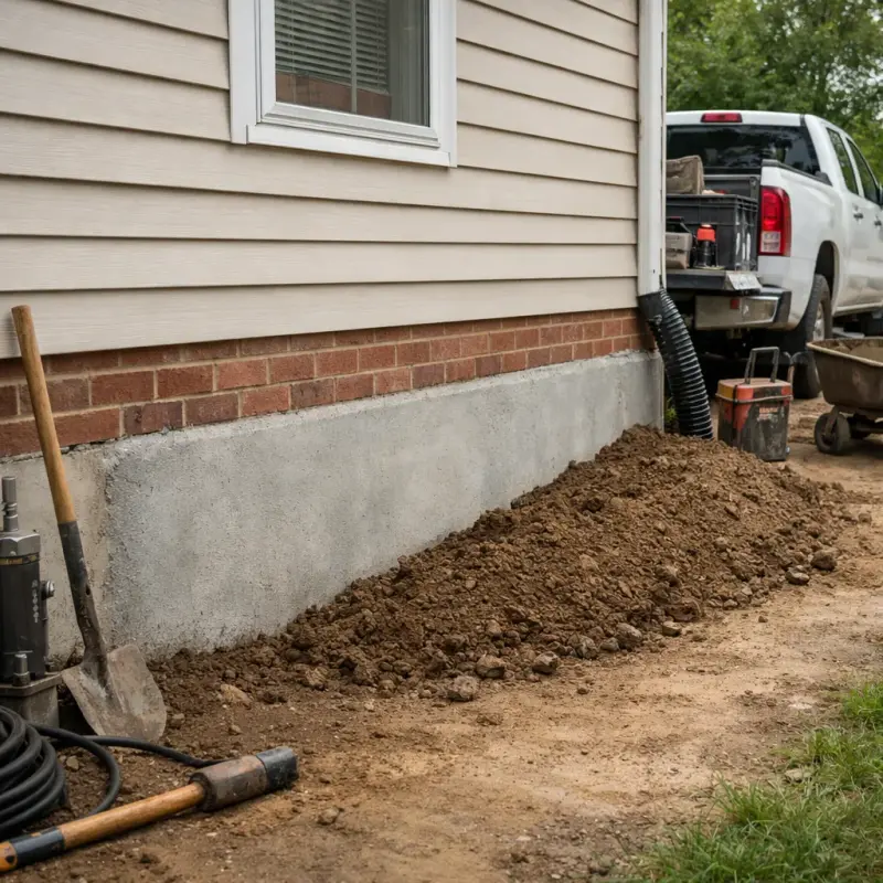 Stem Wall Repair Redding